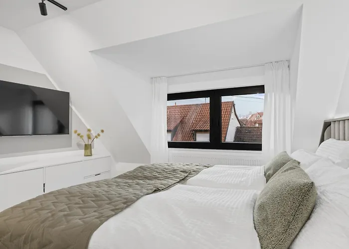 1-2 Personen - Parkplatz - Fahrradgarage - Zentrum - Kueche - Wlan - Klima * Sankt Martin