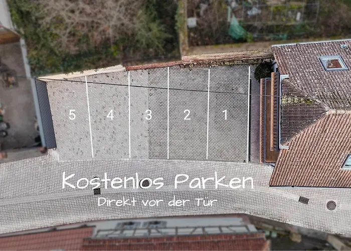 1-2 Personen - Parkplatz - Fahrradgarage - Zentrum - Kueche - Wlan - Klima * Sankt Martin