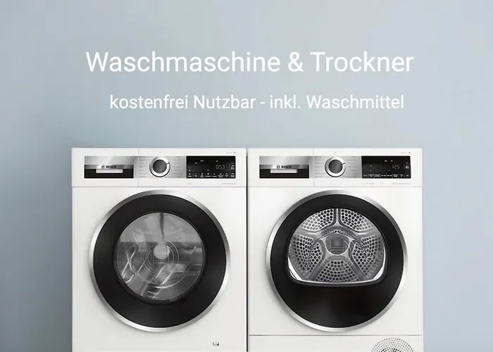 1-2 Personen - Parkplatz - Fahrradgarage - Zentrum - Kueche - Wlan - Klima